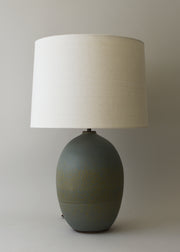 Large Oval Lamp in Agate - Victoria Morris